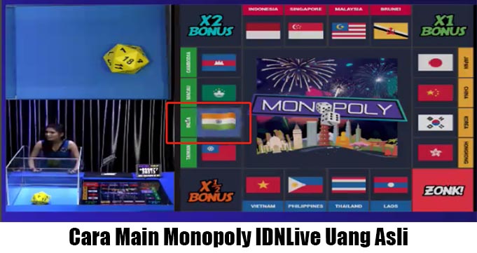 Cara Main Monopoly IDNLive Uang Asli